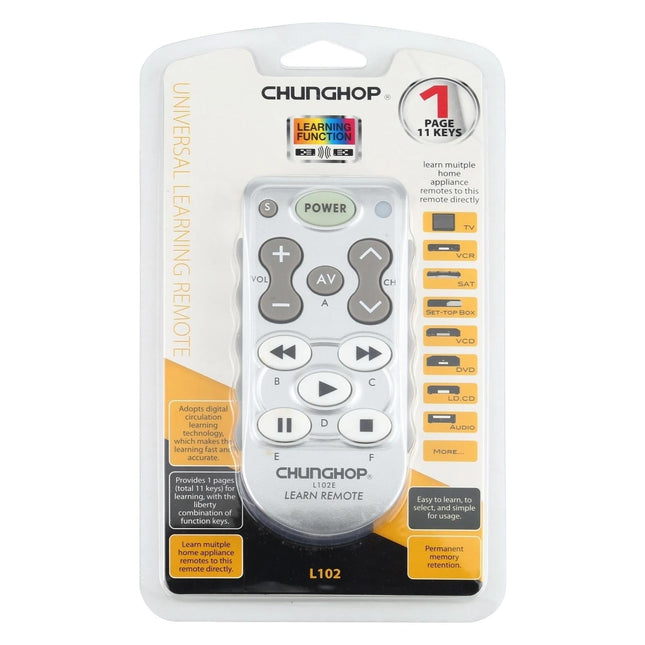 White Universal Learning Remote Control - L102-1915197425207873540