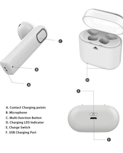 Bluetooth Wireless Earbuds For Smartphones - In-Ear-1915198027803529220