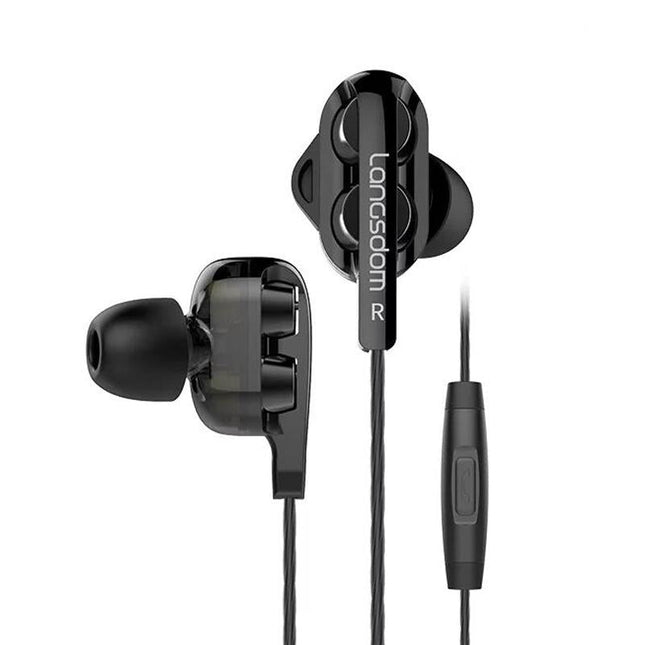 Black Double Moving Coil Wheat Headset-1915196760691707904
