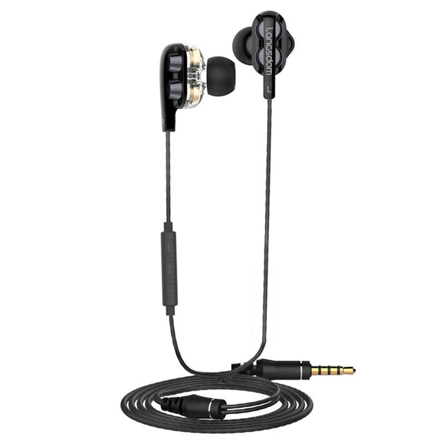 Black Double Moving Coil Wheat Headset-1915196489186021376