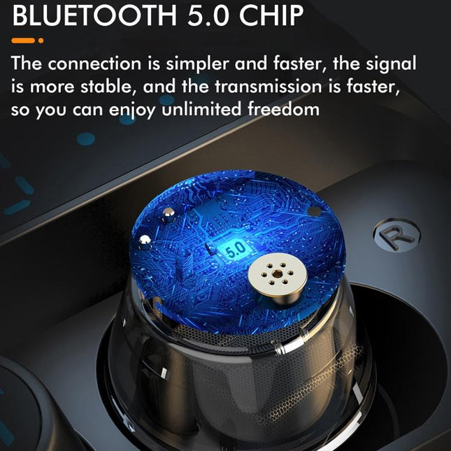 Wireless Bluetooth Earphones With Charging Box - White-1915196631632973830