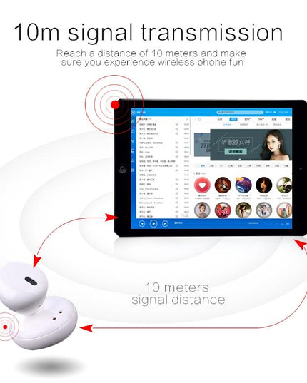 Mini Bluetooth 4.2 In-Ear Stereo Earphone With Charging Box - Single Ear-1915198076642004995
