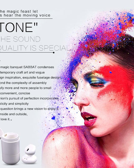 Mini Bluetooth 4.2 In-Ear Stereo Earphone With Charging Box - Single Ear-1915198076642004998