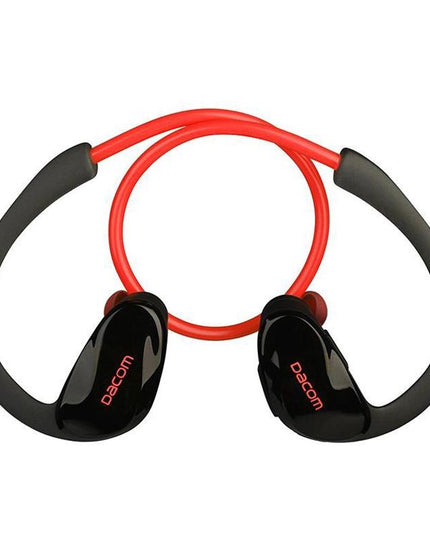 Red Dacom Athlete Bluetooth Earphones With Mic - Sport Running Stereo-1915196589887066113