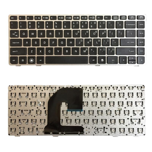 Silver Frame Us Keyboard For Hp Elitebook & Probook-1915197040179154948