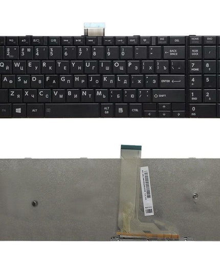 Russian Keyboard For Toshiba Satellite C50 / C55 Series - Black-1915196707885420547
