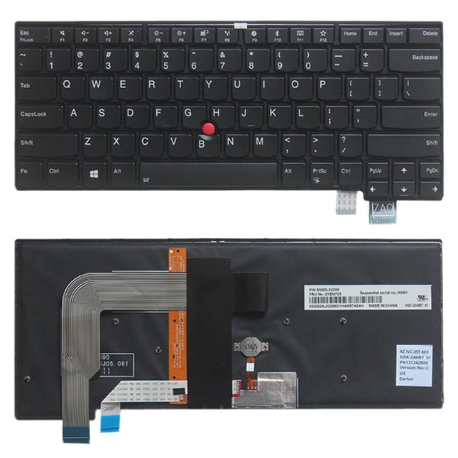 Backlit Us Keyboard For Lenovo Thinkpad T460S / T470S-1915198248323256320