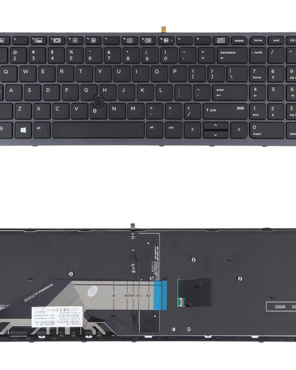 Hp Zbook 15 / 17 G3 Us Keyboard With Backlight And Pointing - Black-1915197074006216709