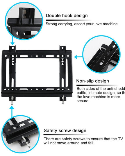 Adjustable Vertical Angle Tv Wall Mount Bracket For 26-55 Inch Screens-1915197611187507203