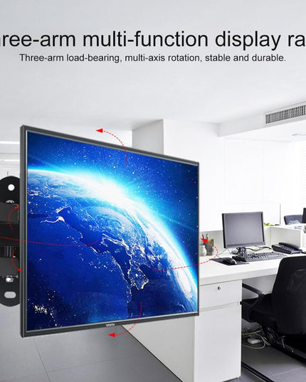 Universal Rotatable Retractable Monitor Wall Mount - 14-27 Inch-1915197476487434245