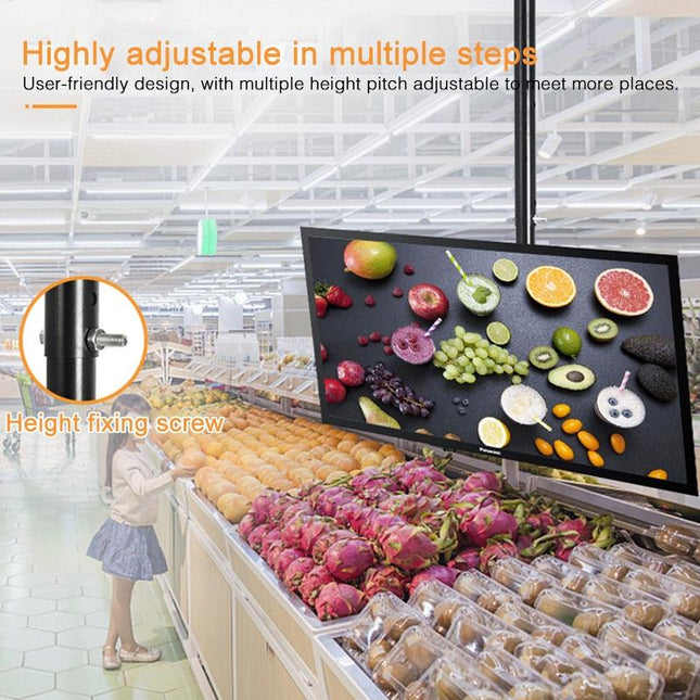 Adjustable Single Screen Tv Wall / Ceiling Mount - 32-65 Inch 0.5-2M Range-1915198423863267334