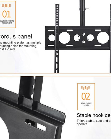 Adjustable Single Screen Tv Wall / Ceiling Mount - 32-70 Inch 0.5-3M Range-1915197554216275971