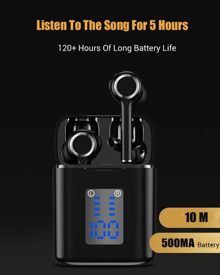 5D Stereo T & G Tg905 Tws Bluetooth Earphones With Led Display & Charging Box-1915198223937572869