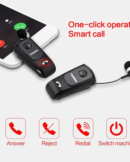 Retractable Bluetooth Headset With Caller Vibration Reminder-1915197817224302595