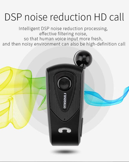 Retractable Bluetooth Headset With Caller Reminder And Anti-Theft Vibration-1915197962787622914