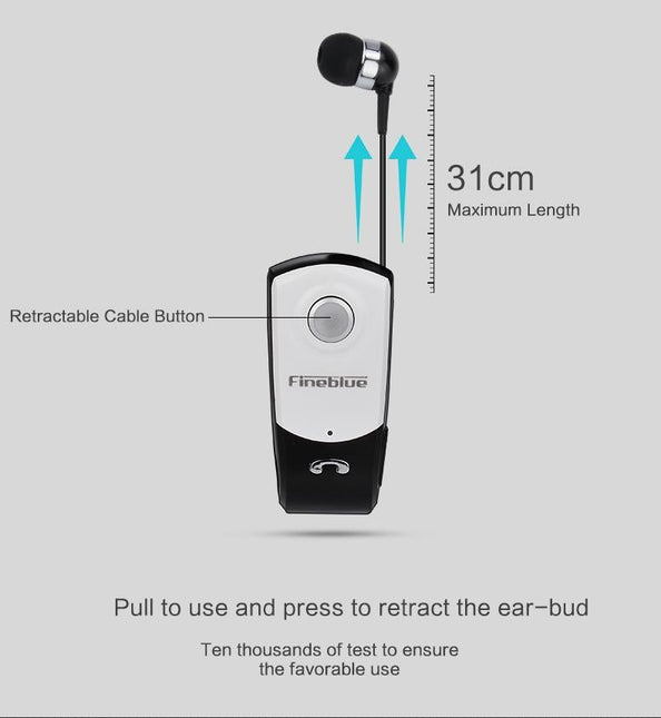 Retractable Bluetooth Headset With Caller Vibration Reminder-1915198135861383172