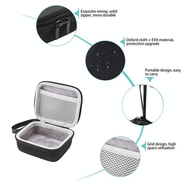 Travel Case For Jbl Go / Go 2 - Black / Red-1915196694623031299