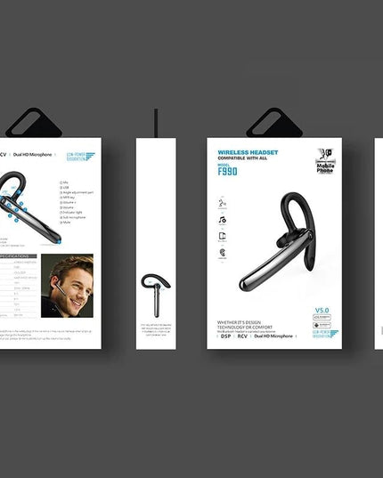 180 Degree Rotating Bluetooth 5.0 Wireless Earphones With Noise Cancellation And Mic-1915196819340660744