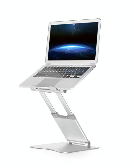 Foldable Aluminum Laptop Stand - Adjustable Height-1915197509861511173