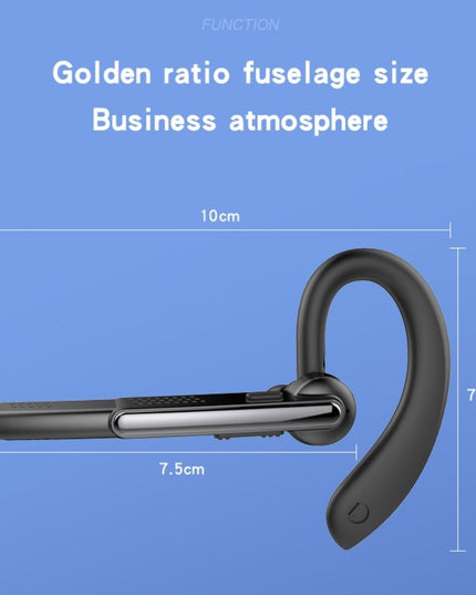 Wireless Bluetooth Earphone With Noise Cancelling And Mic - Black-1915196863846420484