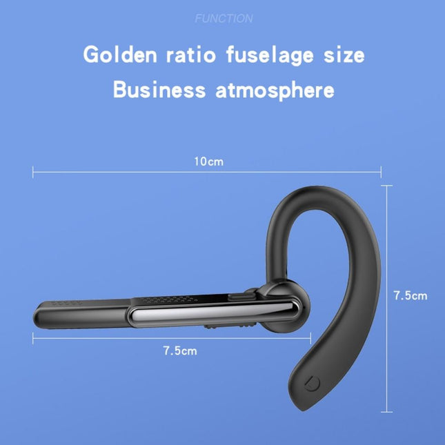 Wireless Bluetooth Earphone With Noise Cancelling And Mic - Black-1915196863846420484