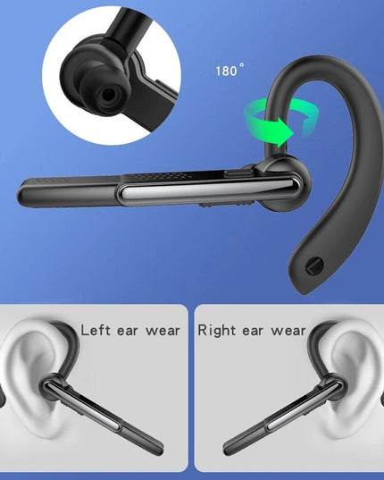 Wireless Bluetooth Earphone With Noise Cancelling And Mic - Black-1915196863846420485