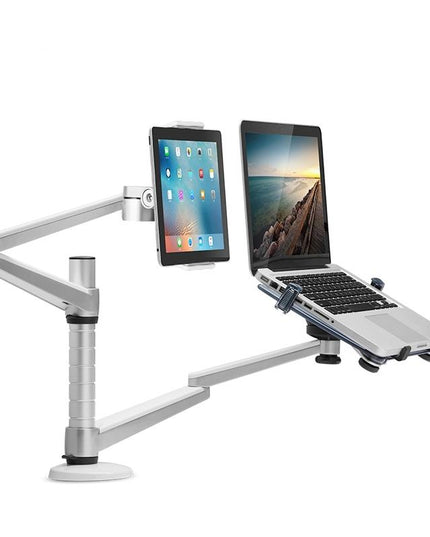 Versatile Rotating Stand For 10-16 Laptops And 4.7-12.9 Tablets - Adjustable Height-1915197673003159552