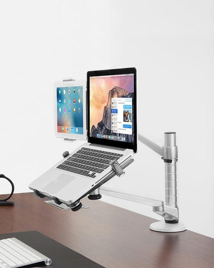 Versatile Rotating Stand For 10-16 Laptops And 4.7-12.9 Tablets - Adjustable Height-1915197673003159557