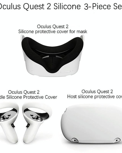 Silicone Cover For Oculus Quest 2 - Non-Slip-1915197752338419713