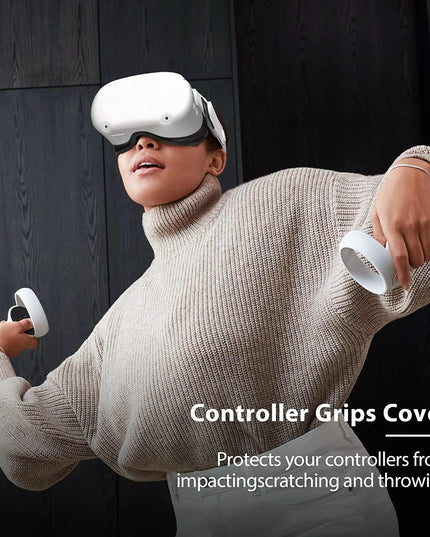 Silicone Cover For Oculus Quest 2 - Non-Slip-1915197752338419716