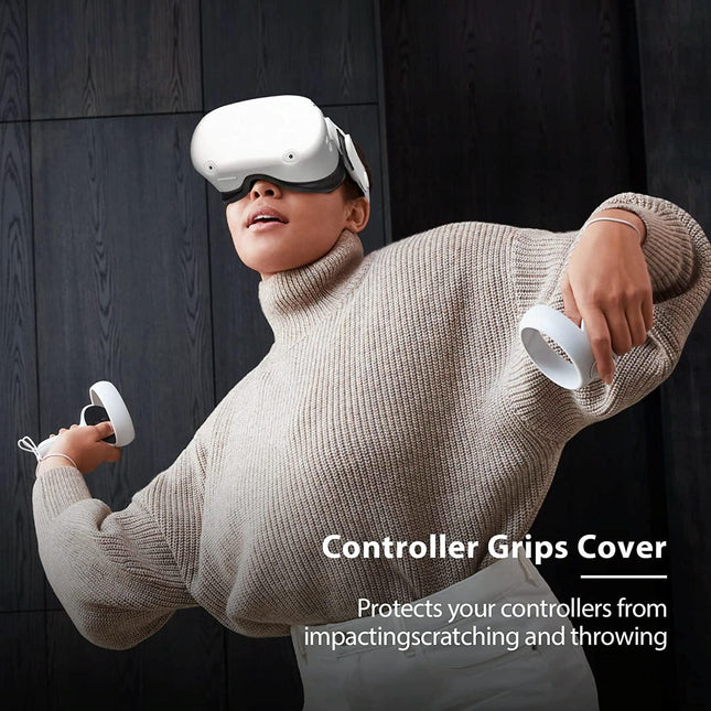 Silicone Cover For Oculus Quest 2 - Non-Slip-1915197752338419716