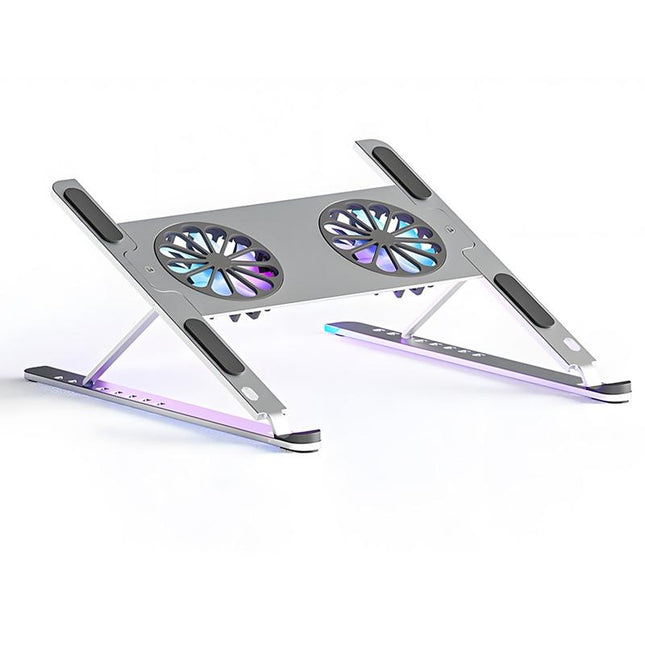 Adjustable Laptop Stand - Cooling Fans Included-1915197860694069255