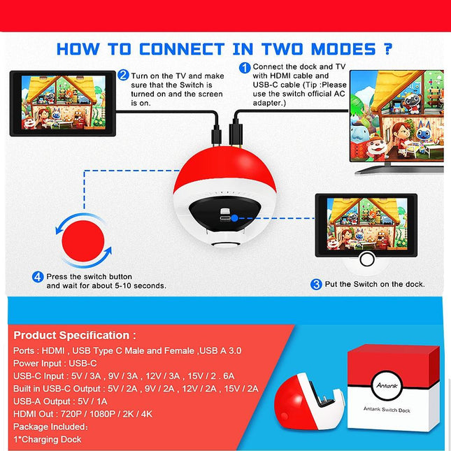 Nintendo Switch Hdmi Charger - Compact And Efficient-1915197281074810887