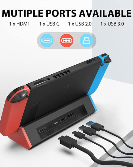 Nintendo Switch 4K Hdmi Adapter - Portable Dock-1915198409464221700