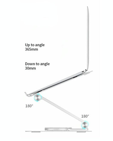360 Degree Rotating Aluminum Laptop Stand - Heat Dissipation-1915198423573860356