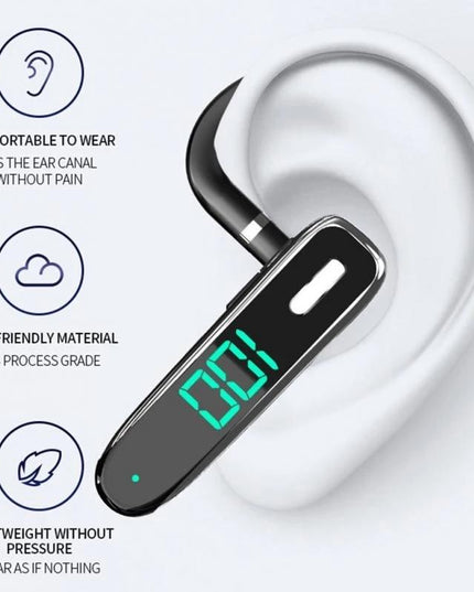 5.3 Bluetooth Business Ear-Hook Earphone With Mic - K50-1915197518589857794
