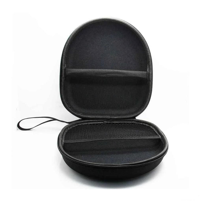 Round Zippered Headphone Storage Bag - Portable And Compact-1915197981846540288