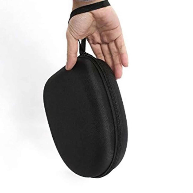 Round Zippered Headphone Storage Bag - Portable And Compact-1915197981846540290