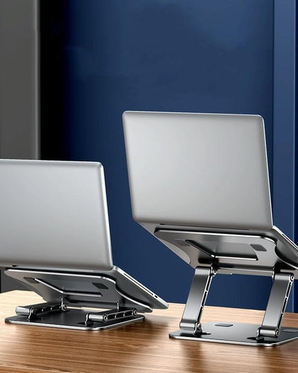Adjustable Aluminum Laptop Stand - Foldable & Portable-1915197833288486913
