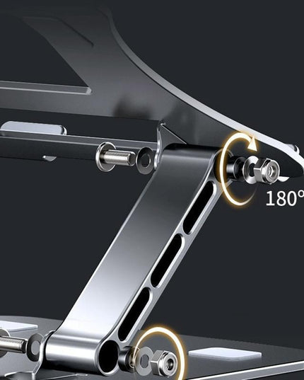 Adjustable Aluminum Laptop Stand - Foldable & Portable-1915197833288486915