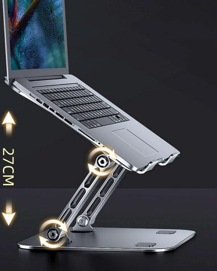 Adjustable Aluminum Laptop Stand - Foldable & Portable-1915197833288486916