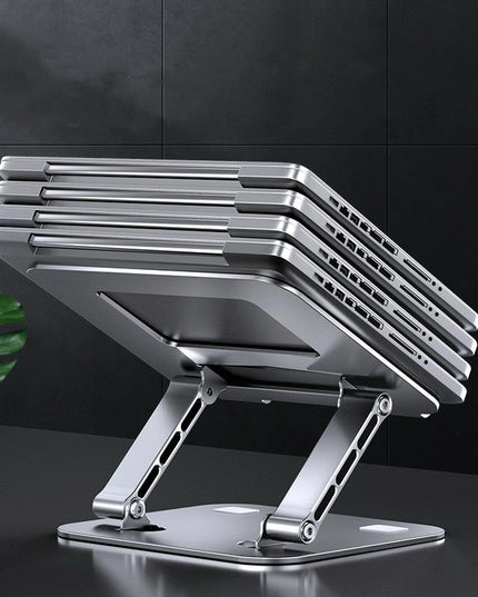 Adjustable Aluminum Laptop Stand - Foldable & Portable-1915197833288486917