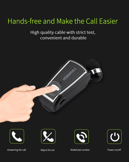 Mini Wireless Bluetooth Earphone - Black-1915198343269715970