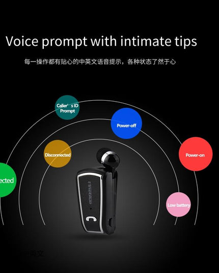 Mini Wireless Bluetooth Earphone - Black-1915198343269715973