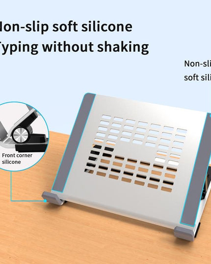 Vertical Laptop Stand - 5 Levels Riser For Desk-1915197465330585602