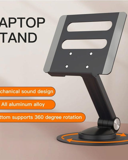 360 Degree Rotating Aluminum Laptop Stand Holder-1915197046449639427