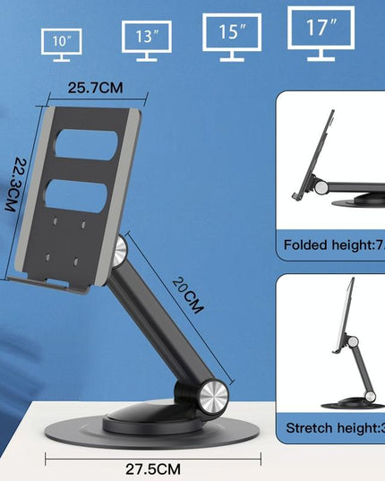 360 Degree Rotating Aluminum Laptop Stand Holder-1915197046449639428