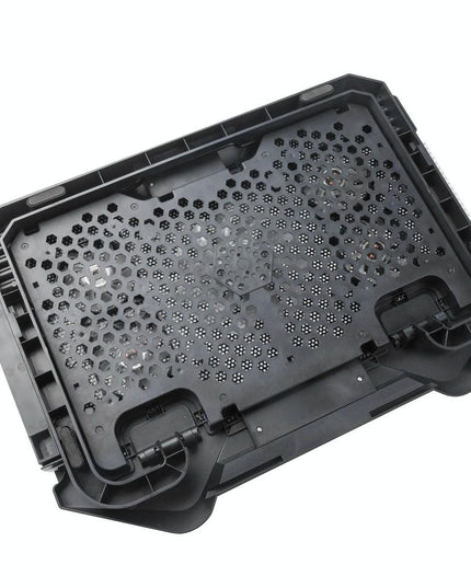 5-Fan Laptop Cooling Pad With Adjustable Stand And Phone Holder-1922443477405274114