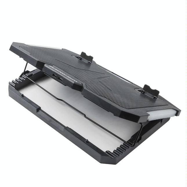 5-Fan Laptop Cooling Pad With Adjustable Stand And Phone Holder-1922443477405274115
