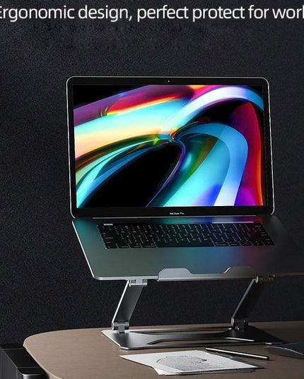 Aluminum Laptop Holder For 14-17.3 Inch Screens - Ergonomic Design-1915196896247418884